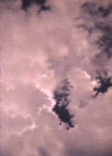 Clouds #1 28x20 2000 conte crayon, watercolor on paper